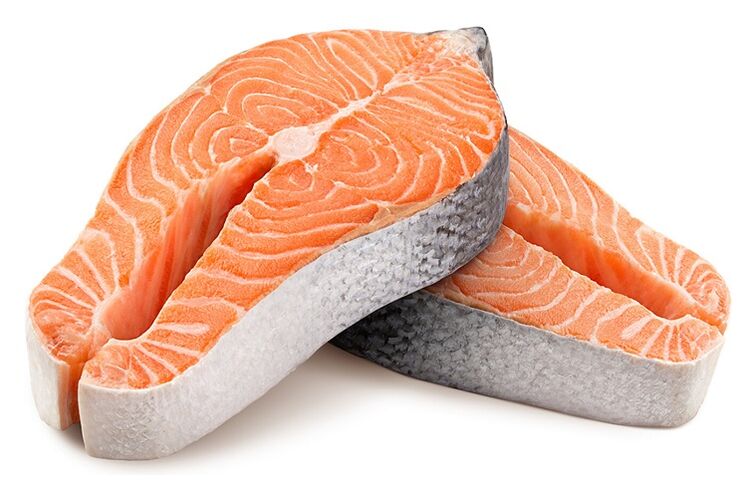 salmone per aumentare la potenza